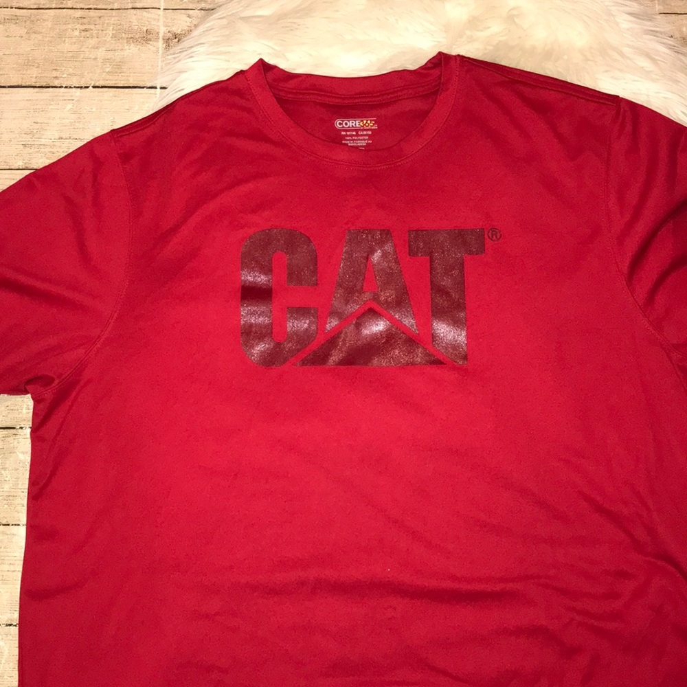 Caterpillar CAT Spell-Out Logo Short Sleeve Shirt